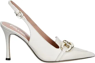 Pollini Donna, Scarpe, Bianco, 40 EU, new