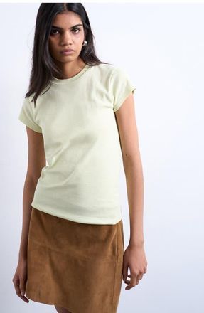 Topshop Everyday Cotton T-Shirt in Light Green at Nordstrom, Size X-Small