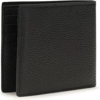 Tom Ford Pebbled Calf Leather Wallet - Black