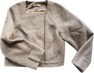 J Brand light grey wool/mohair jacket Size M