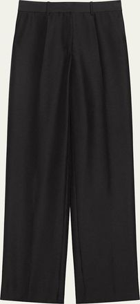 Helmut Lang Sheer Straight-Leg Trousers