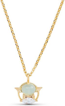 Girls Crew Star Wars Grogu Pendant Necklace in Gold at Nordstrom