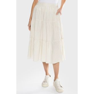 Matty M Emory Tiered Skirt in Natural at Nordstrom, Size X-Large