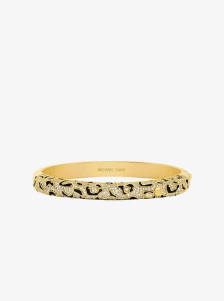 Michael Kors Pav&eacute; Leopard Bangle