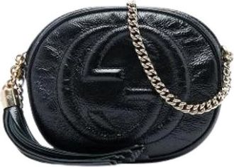 Gucci Pre-owned Crossbody Bag - Dames - Vintage Schoudertas - Zwart - ONE Size - Leer - Vintage