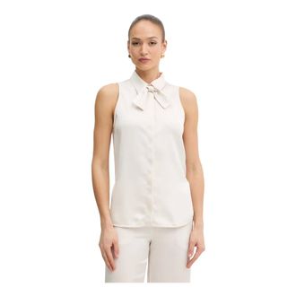 Simona Corsellini Camiseta sin mangas - Tops - Mujer - Beige - XS