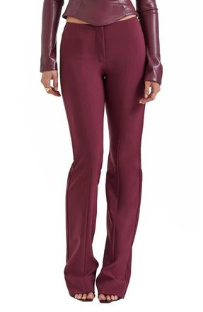 House of CB Lillie Seamed Pants in Windsor Wine at Nordstrom, Size Medium