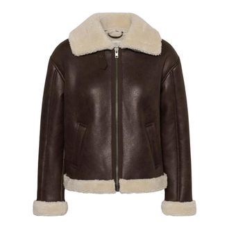 Kaffe KAarabella Jas - Dames - Jassen - Bruin - Maat: M Wol