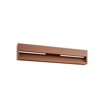 Lucande L&aacute;mpara de pared led exterior de aluminio marr&oacute;n