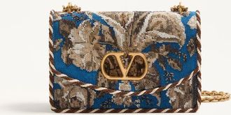 Valentino Garavani Valentino Garavani Vain Embroidered Shoulder Bag Wo