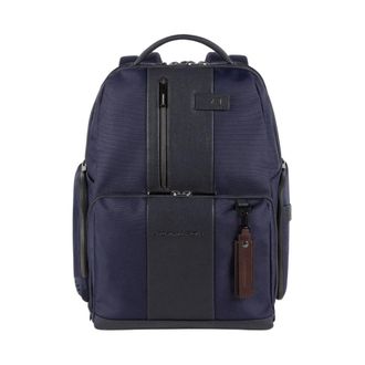 Piquadro Backpacks, male, Blue, ONE SIZE, Fast-check laptop backpack 15,6