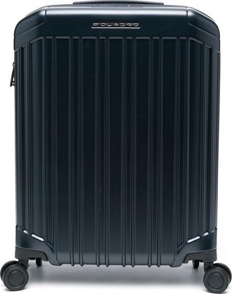 Piquadro hardside spinner cabin suitcase - men - Polycarbonite - OS - Blue