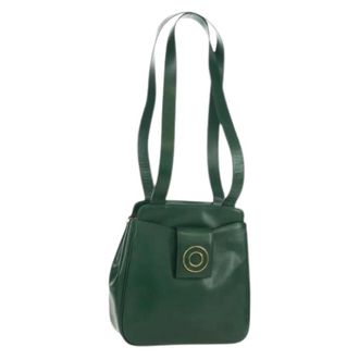 Celine Pre-owned Shoulder Bags, female, Green, Size: ONE SIZE Pre-owned Vintage Shoulder Bag