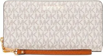 Michael Kors Womens Wallet Vanilla 89.coated Canvas Bags