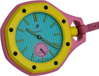 Swatch x Audemars Piguet Royal Pop Otg Roz Pocket Watch SSX03J100N