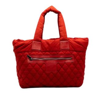 Chanel Pre-owned Coco Cocoon Tote - Dames - Vintage Shopper - Rood - ONE Size - Nylon - Vintage