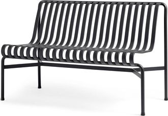HAY Palissade Dining Bench ohne Armlehnen, anthrazit