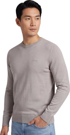 HUGO BOSS trui Boss Orange Asac-C beige normale fit gebreid