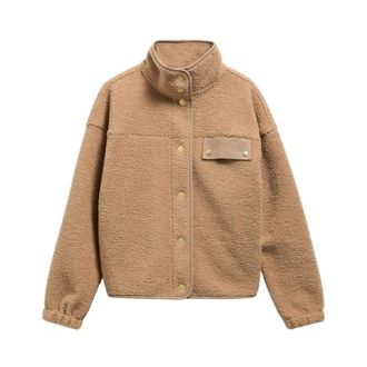 Barbour Fitness, Dames, Beige, S, Katoen, Mabel Fleece Jas