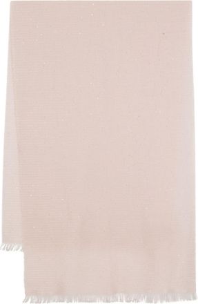 Fabiana Filippi Pashmina sequin-embellished scarf - women - Virgin Wool/Polyester - One Size - Pink