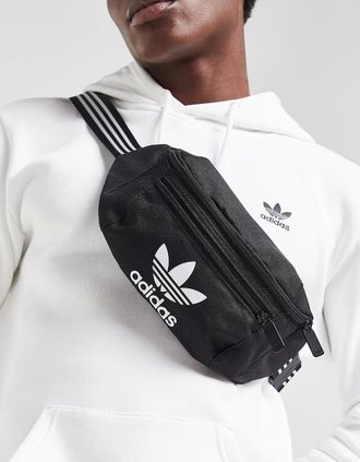 adidas Mens Adidas Originals Adicolour Waist Bag - Black