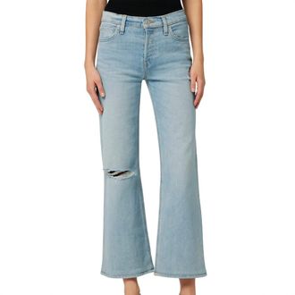Hudson Womens Rosie High Rise Wide Leg Ankle Jean In Memory