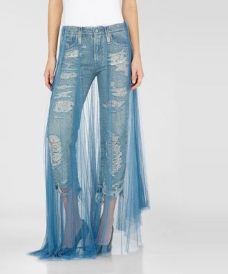 Diesel Regular Jeans Regular Waist D-Aisi, Medium blue, Zip fly