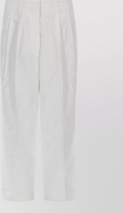 Michael Kors tailored trousers pleats belt loops pockets