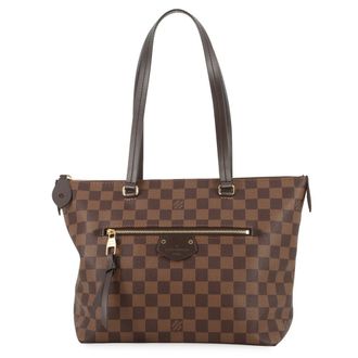 Louis Vuitton Brown Damier Canvas Handbag Shoulder Bag Tote Bag (Pre-Owned)