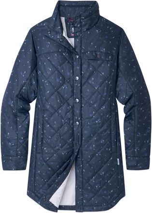 Stio | Womens Skycrest Insulated Coat, Size Medium in Mountain Shadow Marion Ditsy