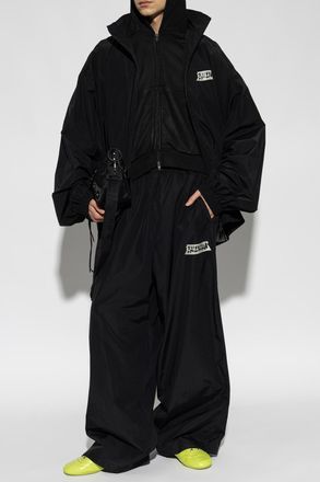 Balenciaga Cotton Sweatshirt, Mens, Black