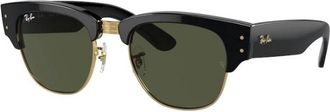 Ray-Ban Authentieke Clubmaster Stijl Zonnebril - unisex - Zonnebrillen - Zwart - 50 MM - Accessoires