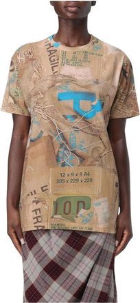 Vivienne Westwood Mujer, Camisetas, Marrón, Talla: S