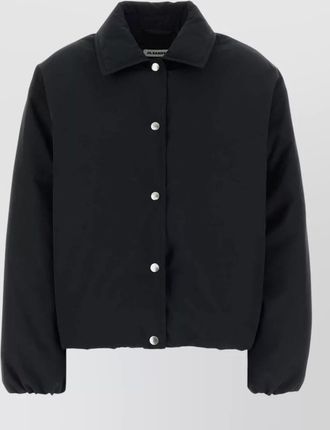 Jil Sander quilted down single-breasted coat