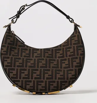 Fendi Borsa Fendigraphy Small Fendi in misto cotone jacquard