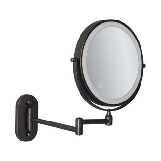 OEM Espejo De Pared Con Aumento Led De 8 Pulgadas, Recargable Por Usb Con Aumento De 1x/5x, Color Negro