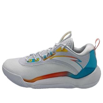 Anta Basketball Collection White Blue Orange 112141643S-2