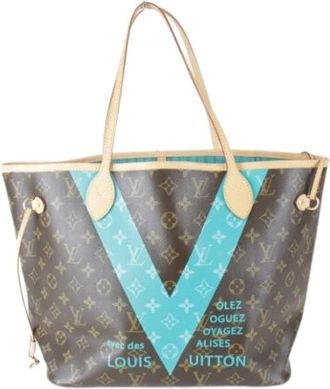 Louis Vuitton Pre-owned Vintage Tote Bag - Dames - Vintage Shopper - Bruin - ONE Size - Vintage