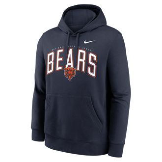Nike Chicago Bears Club Nike Mens NFL Pullover Hoodie in Blue | NKDK41L7Q-L3P
