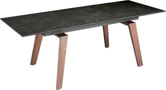 Angel Cerdá Mesa comedor extensible mármol negro