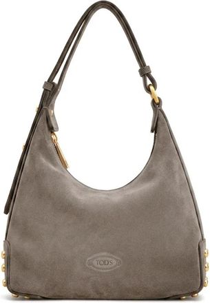Tod's Schoudertas - Dames - Schoudertassen - Beige - ONE Size - Leer - Tassen