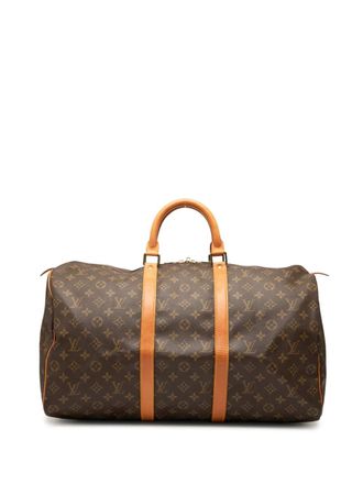 Louis Vuitton 1980-2020 Monogram Keepall 50 travel bag - Brown