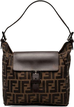 Fendi Pre-owned Fendi Zucca Canvas Shoulder Bag VSKM7OTUG5XN46V7