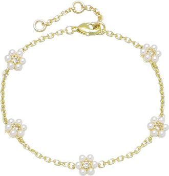 Adornia Adornia Spring2 14K Faux-Pearl Bracelet