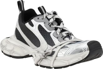 Balenciaga Mens 3xl Sneakers Blk-Grey-White Polycarbamide; Polyester Blk/grey/white