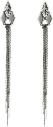Patrizia Pepe Orecchini lunghi - - Accessories - Donna - Grigio - ONE SIZE
