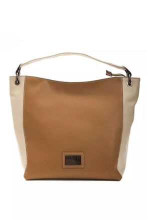 Pompei Donatella Brown Leather Women Shoulder Womens Bag