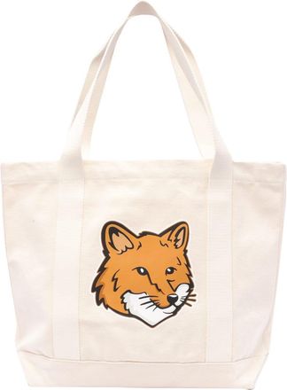 Maison Kitsuné Fox Head Tote Bag