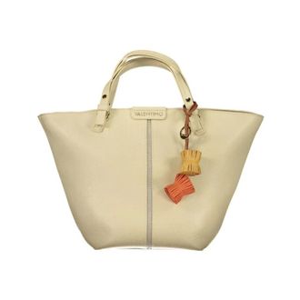 Valentino Handbags, female, Beige, Size: ONE SIZE Hybris RE Shopper Bag