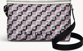 Radley London Latte Medium Ziptop Cross Body Bag Addison Check SS25 Radley London